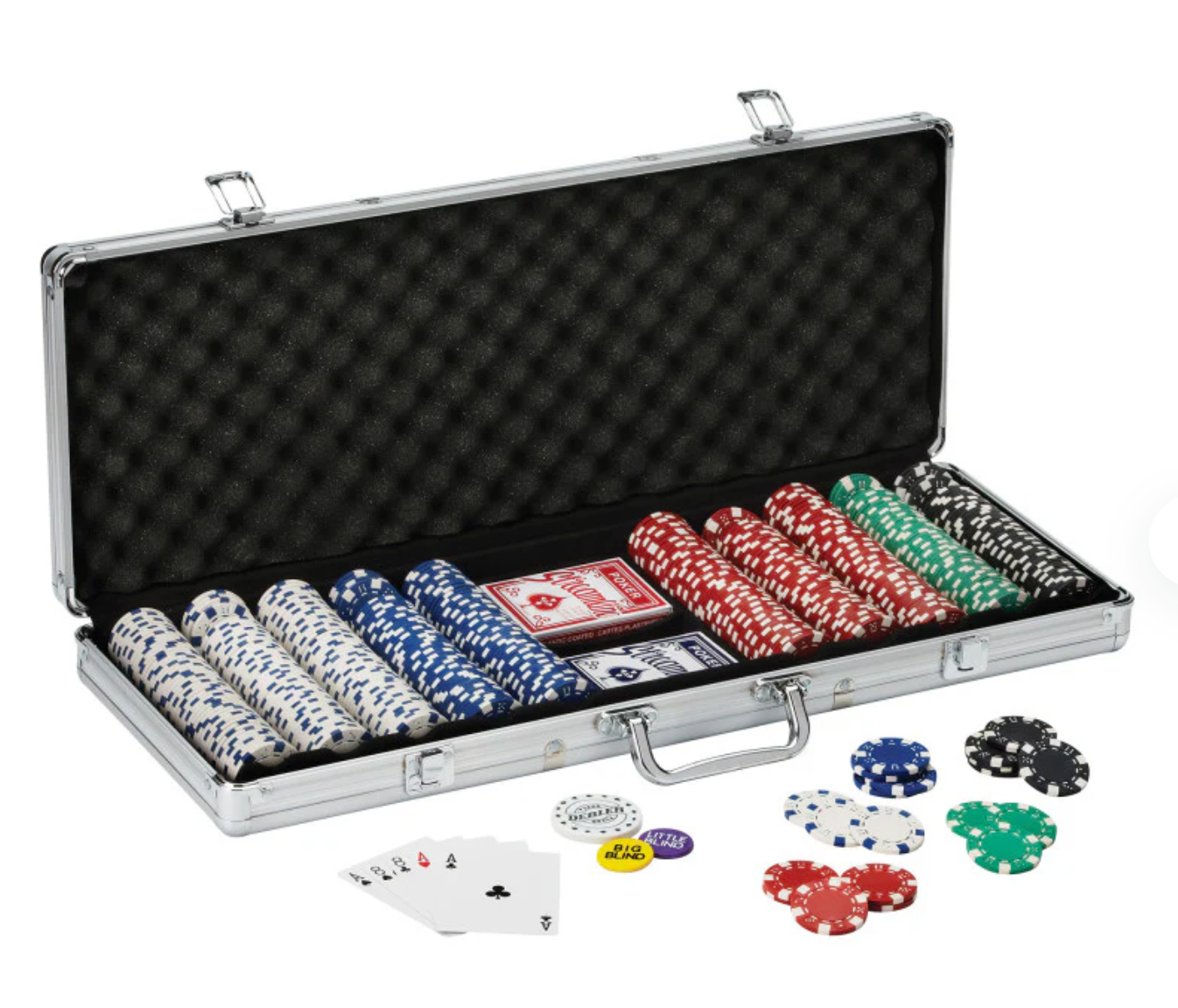 Fat Cat 300Ct Texas Hold'Em Poker Chip Set