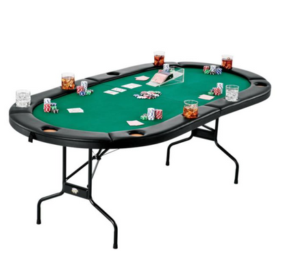 Fat Cat Texas Hold'em Table & Poker Chip Set