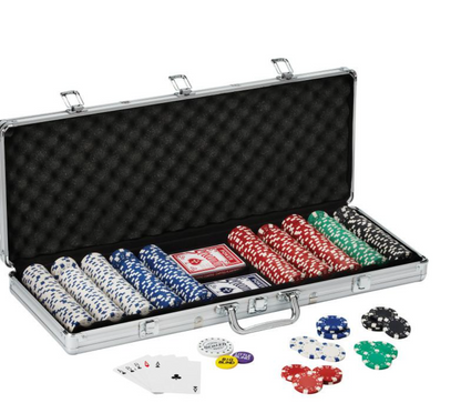 Fat Cat Texas Hold'em Table & Poker Chip Set