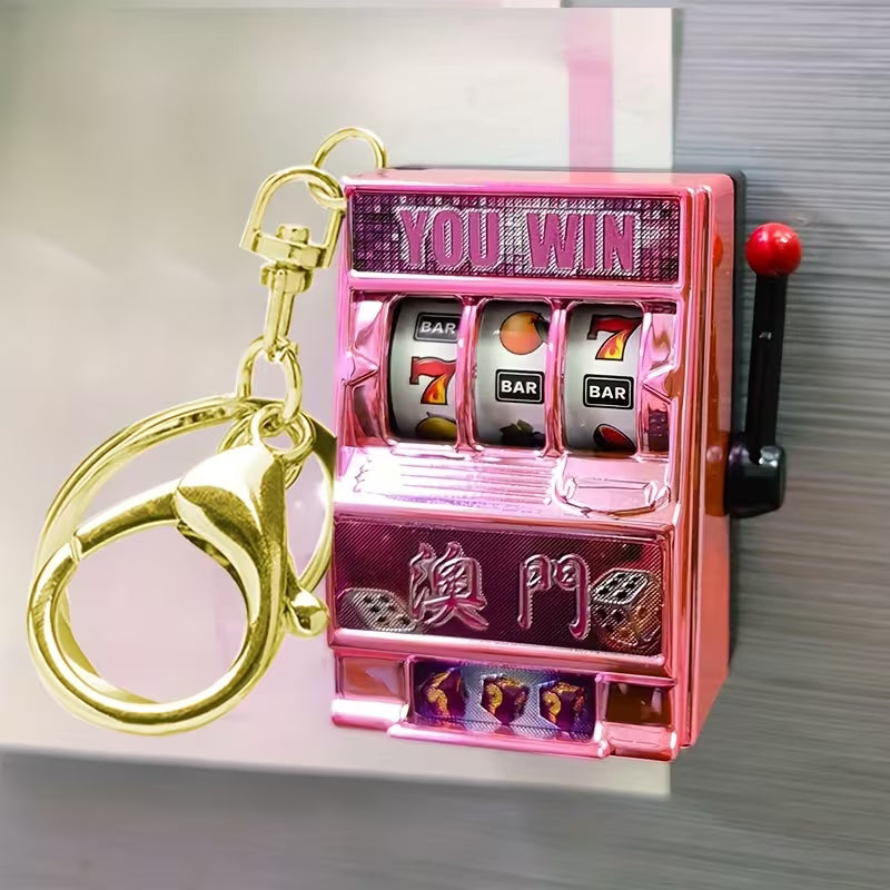 Macau Fruit Game Machine Keychain